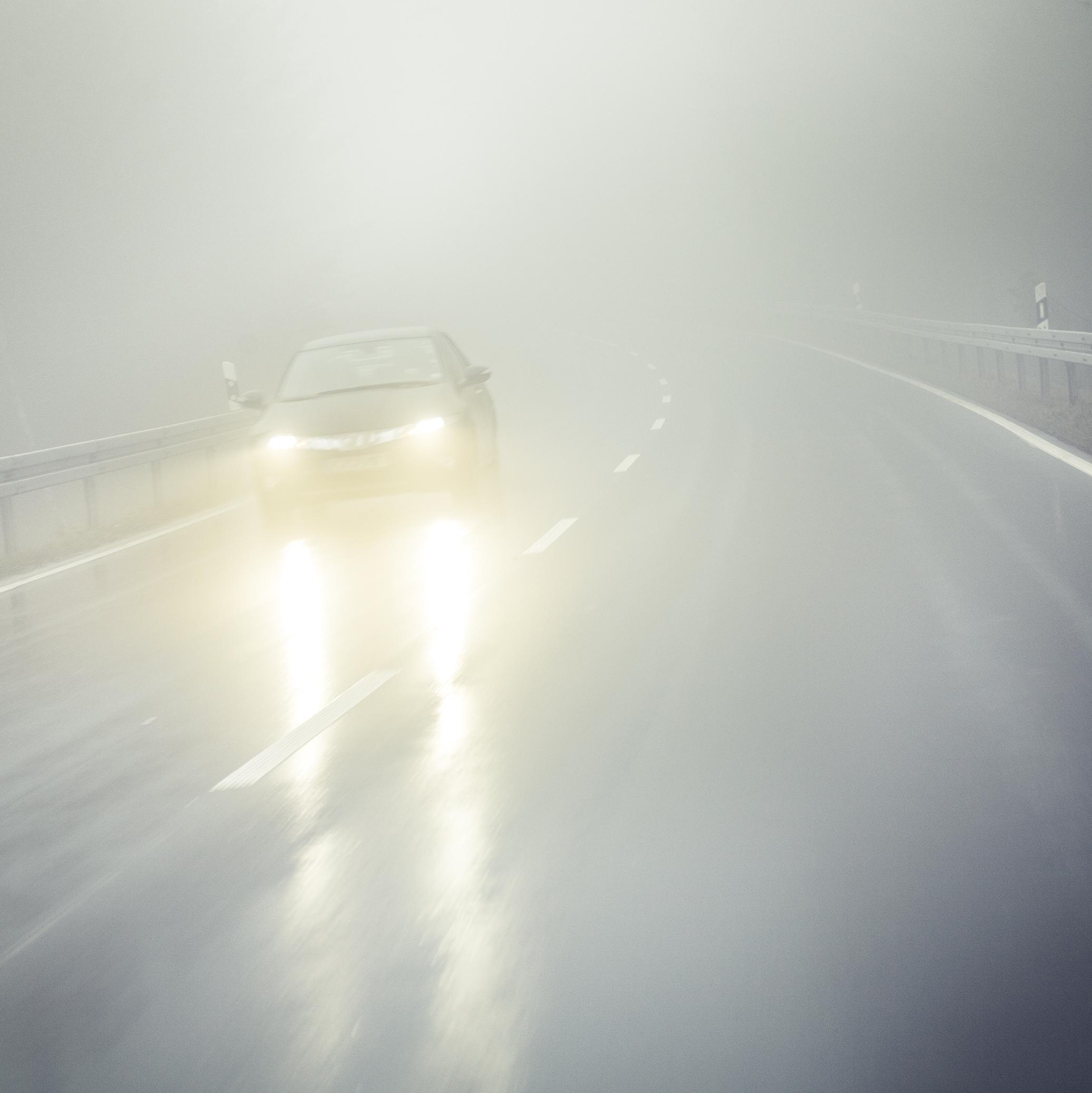 conduire avec du brouillard
