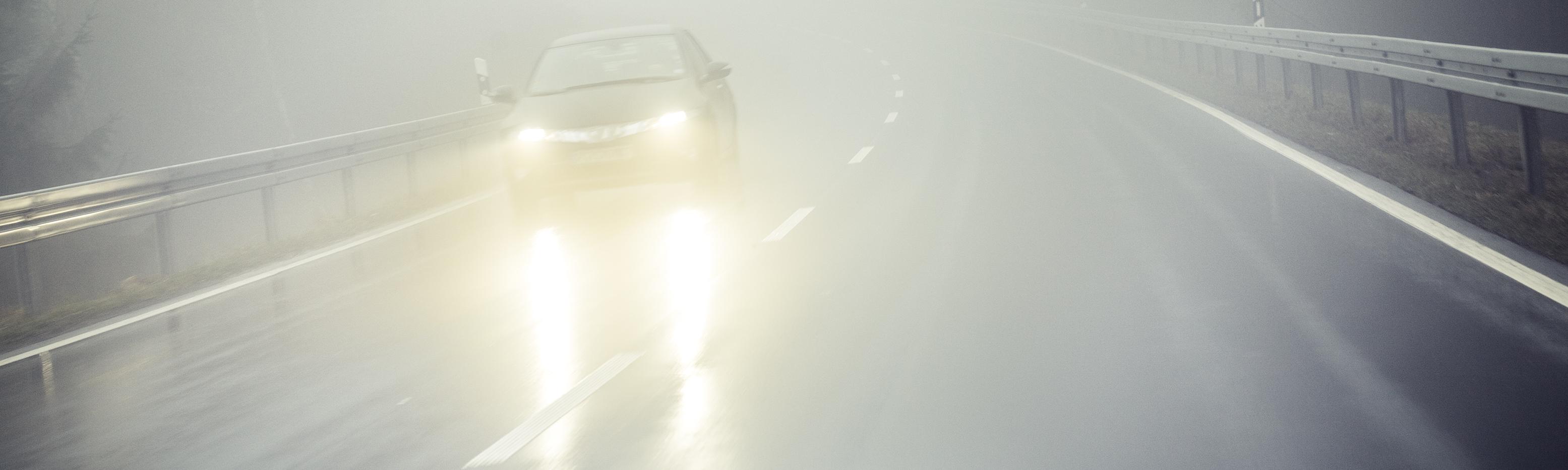 conduire avec du brouillard