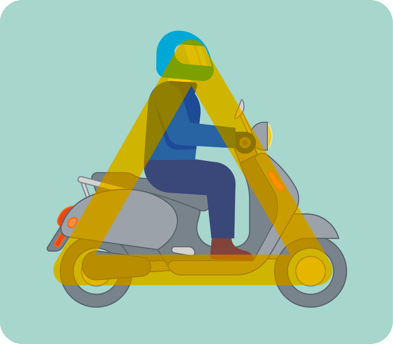 La bonne position sur un deux-roues motorisé