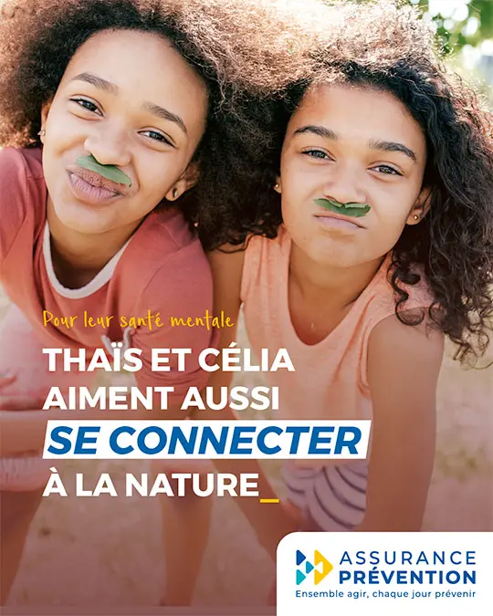 Thaïs et Célia aiment aussi se connecter à la nature